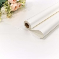 Плёнка 0,58*10м с жемчужным отливом двухсторонняя 60мкм Белый 1/30 Арт: 001318/21