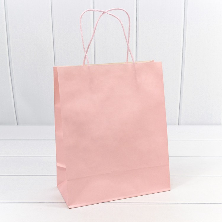  Пакет подарочный Крафт Персиковый 22*27*11 120г 1/20 1/120 Арт: 214DK/706