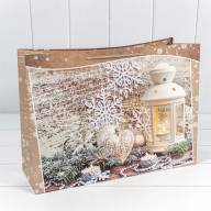 Пакет подарочный &quot;Новогодняя сказка&quot; (микс) 45*33*15 210г 1/20 1/120 Арт: 300389AA - Пакет подарочный "Новогодняя сказка" (микс) 45*33*15 210г 1/20 1/120 Арт: 300389AA