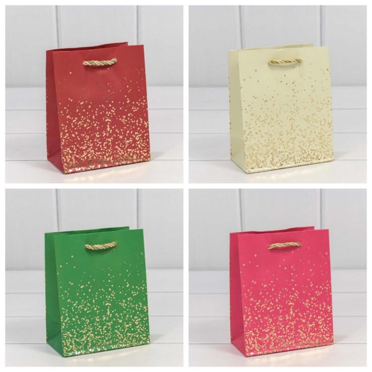 Пакет подарочный "Золотые вкрапления" (микс) 12*15*6,7 180г 1/20 1/240 Арт: 300368H