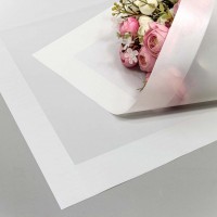 Плёнка в листах 58*58 (20 шт.) матовая с широкой рамкой 50мкм Белый 1/60 Арт: 1669/2