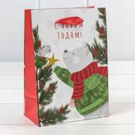 Пакет подарочный "Новый год" (микс 430) 14*20*8 128г 1/20 1/600 Арт: 300430G - Пакет подарочный "Новый год" (микс 430) 14*20*8 128г 1/20 1/600 Арт: 300430G