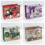 Пакет подарочный &quot;Новогодняя сказка&quot; (микс) 23*18*10 210г 1/20 1/360 Арт: 300389EA - Пакет подарочный "Новогодняя сказка" (микс) 23*18*10 210г 1/20 1/360 Арт: 300389EA