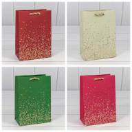 Пакет подарочный "Золотые вкрапления" (микс) 14*20*8 180г 1/20 1/240 Арт: 300368G - Пакет подарочный "Золотые вкрапления" (микс) 14*20*8 180г 1/20 1/240 Арт: 300368G