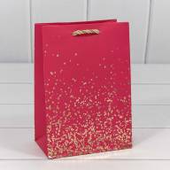 Пакет подарочный "Золотые вкрапления" (микс) 14*20*8 180г 1/20 1/240 Арт: 300368G - Пакет подарочный "Золотые вкрапления" (микс) 14*20*8 180г 1/20 1/240 Арт: 300368G