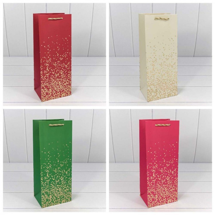 Пакет подарочный "Золотые вкрапления" (микс) 14*35*11 1/20 1/120 Арт: 300368M