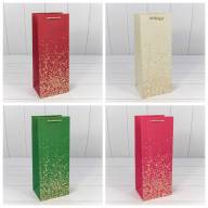 Пакет подарочный "Золотые вкрапления" (микс) 14*35*11 1/20 1/120 Арт: 300368M - Пакет подарочный "Золотые вкрапления" (микс) 14*35*11 1/20 1/120 Арт: 300368M