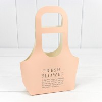 Пакет подарочный "Fresh Flower" Персиковый 17*32*7,5 300г 1/10 1/300 Арт: 000178/33