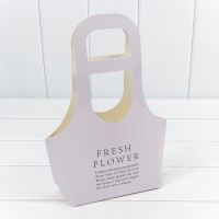 Пакет подарочный "Fresh Flower" Бледно-сиреневый 17*7,5*32 300г 1/10 1/300 Арт: 000178/32