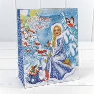 Пакет подарочный &quot;Новый год&quot; (микс 431) 18*23*10 128г 1/20 1/480 Арт: 300431E - Пакет подарочный "Новый год" (микс 431) 18*23*10 128г 1/20 1/480 Арт: 300431E