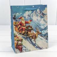 Пакет подарочный &quot;Новый год&quot; (микс 431) 18*23*10 128г 1/20 1/480 Арт: 300431E - Пакет подарочный "Новый год" (микс 431) 18*23*10 128г 1/20 1/480 Арт: 300431E