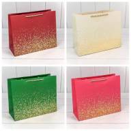 Пакет подарочный "Золотые вкрапления" (микс) 32*26*13 1/20 1/120 Арт: 300368CA - Пакет подарочный "Золотые вкрапления" (микс) 32*26*13 1/20 1/120 Арт: 300368CA