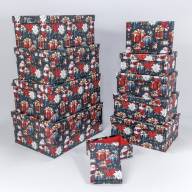 Коробки Прямоугольные Набор 1/10 34*26*15,3 "Новый год"-3598 1/6 Арт: 730604/3598 - Коробки Прямоугольные Набор 1/10 34*26*15,3 "Новый год"-3598 1/6 Арт: 730604/3598