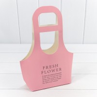 Пакет подарочный "Fresh Flower" Розовый 17*7,5*32 300г 1/10 1/300 Арт: 000178/26