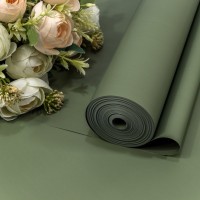 Плёнка 0,59*34м 900г "Корейская" 65мкм Серовато-зелёный 1/6 1/12 Арт: 90038/6183