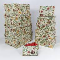 Коробки Прямоугольные Набор 1/10 34*26*15,3 "Новый год"-3537 1/4 Арт: 730604/3537 - Коробки Прямоугольные Набор 1/10 34*26*15,3 "Новый год"-3537 1/4 Арт: 730604/3537