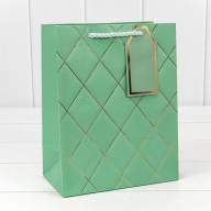 Пакет подарочный с тиснением "Ромбы" (микс) 18*23*10 210г 1/20 1/360 Арт: 000710E - Пакет подарочный с тиснением "Ромбы" (микс) 18*23*10 210г 1/20 1/360 Арт: 000710E