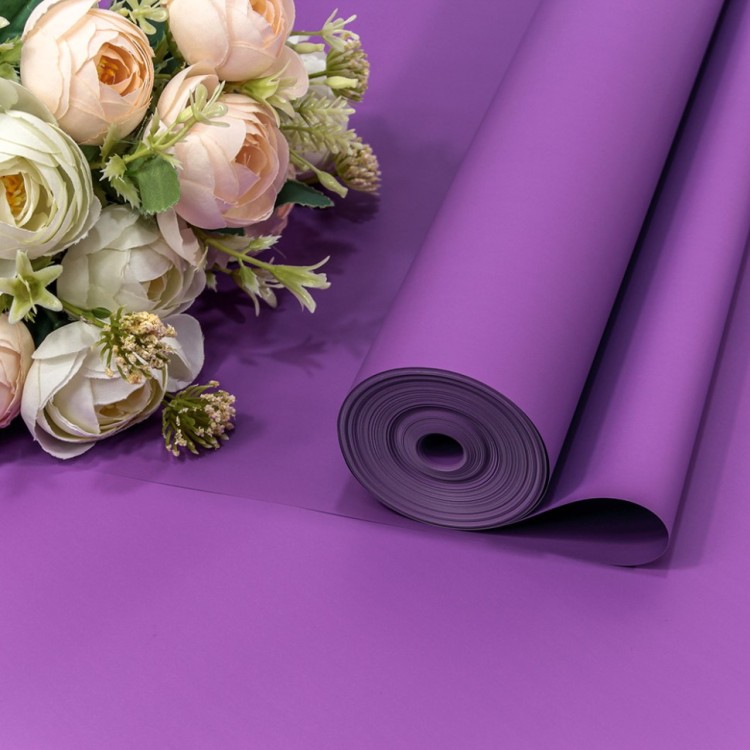 Плёнка 0,59*34м 900г "Корейская" 65мкм Фиолетовый 1/6 1/12 Арт: 90038/7441