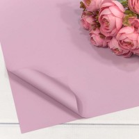 Плёнка в листах 60*60 (20 шт.) матовая "Корейская" 55мкм Сиреневый 1/60 Арт: 1698/2052