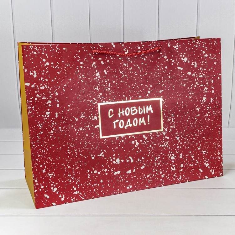 Пакет подарочный "Новый год" (микс 406) 55*40*20 210г 1/20 1/80 Арт: 300406TA Пакет подарочный "Новый год" (микс 406) 55*40*20 210г 1/20 1/80 Арт: 300406TA