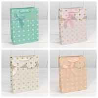 Пакет подарочный "Леди" с тиснением (микс) 18*23*10 230г 1/20 1/360 Арт: 000154E