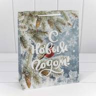 Пакет подарочный &quot;С Новым годом&quot; (микс) 26*32*10 128г 1/20 1/240 Арт: 300294C - Пакет подарочный "С Новым годом" (микс) 26*32*10 128г 1/20 1/240 Арт: 300294C