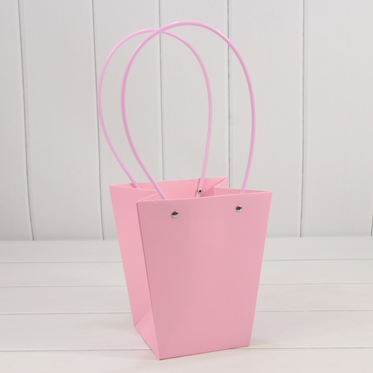  Пакет подарочный "Ваза для цветов" 20*17*12 Сиреневый 1/10 1/120 Арт: 000170E/250