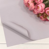 Плёнка в листах 55*55 (20 шт.) матовая "Корейская" 65мкм Розовато-серый 1/60 Арт: 1698/7632