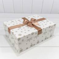 Коробки Прямоугольные Набор 1/3 35*25*12 &quot;Снежинки&quot; Белый 1/20 Арт: 720300-600 - Коробки Прямоугольные Набор 1/3 35*25*12 "Снежинки" Белый 1/20 Арт: 720300-600