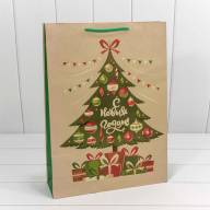 Пакет подарочный &quot;С Новым годом&quot; (микс) 33*45*11 157г 1/20 1/120 Арт: 300294A - Пакет подарочный "С Новым годом" (микс) 33*45*11 157г 1/20 1/120 Арт: 300294A