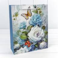 Пакет подарочный с 3D аппликацией "Цветы" (микс 250) 26*32*10 210г 1/20 1/240 Арт: 000250C - Пакет подарочный с 3D аппликацией "Цветы" (микс 250) 26*32*10 210г 1/20 1/240 Арт: 000250C