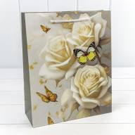 Пакет подарочный с 3D аппликацией "Цветы" (микс 250) 26*32*10 210г 1/20 1/240 Арт: 000250C - Пакет подарочный с 3D аппликацией "Цветы" (микс 250) 26*32*10 210г 1/20 1/240 Арт: 000250C