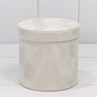 Коробки Цилиндр Набор 1/3 18*17 "Бархатный" Белый 1/12 Арт: 720112/132