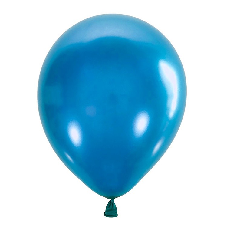Шар Воздушный М 12"/30см Металлик BLUE 022, 100 шт/уп Мексика 1102-1959