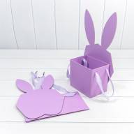 Коробка Сборная 18*9,5*31 "Зайка" Сиреневый 1/10 1/80 Арт: 720796/4 - Коробка Сборная 18*9,5*31 "Зайка" Сиреневый 1/10 1/80 Арт: 720796/4