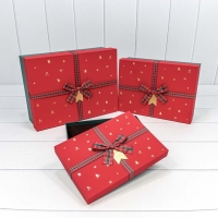 Коробки новогодние прямоугольные