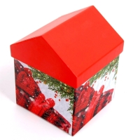 Коробки новогодние "Домик"
