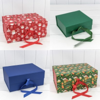 Коробки новогодние сборные на магнитах