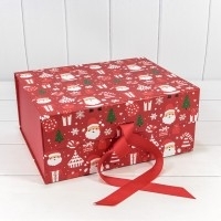 Коробки новогодние на магнитах 33,5*26*15,5