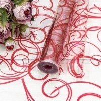 Плёнка 0,7м 500г прозрачная с печатью