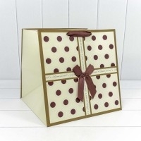 Пакеты "Люкс" из плотной бумаги 30*30*30 (LL)